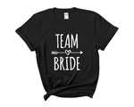 Load image into Gallery viewer, Team Bride Bride Hen Party T-shirts (Black)
