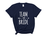 Load image into Gallery viewer, Team Bride Bride Hen Party T-shirts (Navy)