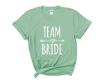 Load image into Gallery viewer, Team Bride Bride Hen Party T-shirts (Mint)