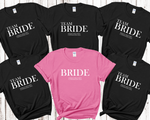 Load image into Gallery viewer, Personalised Bride Team Bride Hen Party T-Shirts D4