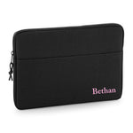 Load image into Gallery viewer, Personalised Name 13" or 15" Laptop Bag Script Text Corner Cas Text