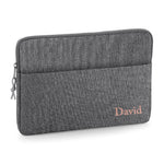 Load image into Gallery viewer, Personalised Name 13" or 15" Laptop Bag Script Text Corner Cas Text