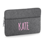 Load image into Gallery viewer, Personalised Name 13" or 15" Laptop Bag Ama Text Middle