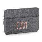 Load image into Gallery viewer, Personalised Name 13" or 15" Laptop Bag Ama Text Middle
