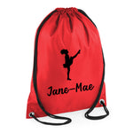 Load image into Gallery viewer, Personalised Name Drawstring Irish Dance Bag