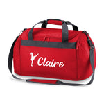 Load image into Gallery viewer, Personalised Name Irish Dancer Sports Holdall Bag