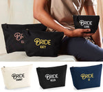 Load image into Gallery viewer, Personalised Bride Name Make Up Bag Cosmetic Wash Bag