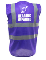 Load image into Gallery viewer, Hearing Impaired Enhanced Visibility Vest