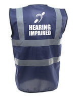 Load image into Gallery viewer, Hearing Impaired Enhanced Visibility Vest