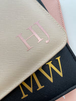 Load image into Gallery viewer, Personalised Monogram Initial Clutch Pouch Bag