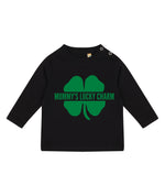 Load image into Gallery viewer, Mummy's Lucky Charm LONG SLEEVE Kids T-Shirt