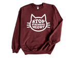 Load image into Gallery viewer, Stop Stressing Meowt Adult Unisex Sweatshirt