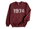 Load image into Gallery viewer, Custom Year Adult Unisex Crew Neck Sweatshirt