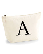 Load image into Gallery viewer, Personalised Make Up Cosmetic Wash Bag ANY INITIAL