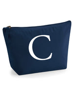Load image into Gallery viewer, Personalised Make Up Cosmetic Wash Bag ANY INITIAL