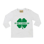 Load image into Gallery viewer, My First St Patrick's Day LONG SLEEVE Kids T-Shirt