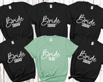 Load image into Gallery viewer, Bride Squad Bride Hen Party T-shirts D7