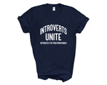 Load image into Gallery viewer, Introverts Unite Adult Unisex T-Shirt