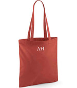 Load image into Gallery viewer, Personalised Small Initial Monogram Lightweight Cotton Tote Bag