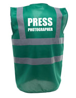Load image into Gallery viewer, Press Photographer Enhanced Visibility Vest