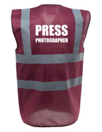 Load image into Gallery viewer, Press Photographer Enhanced Visibility Vest