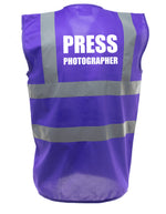 Load image into Gallery viewer, Press Photographer Enhanced Visibility Vest