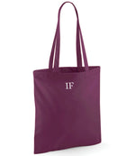 Load image into Gallery viewer, Personalised Small Initial Monogram Lightweight Cotton Tote Bag