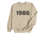 Load image into Gallery viewer, Custom Year Adult Unisex Crew Neck Sweatshirt