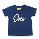 Load image into Gallery viewer, ONE 1st Birthday Kids T-shirt SCR