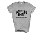 Load image into Gallery viewer, Introverts Unite Adult Unisex T-Shirt