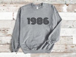 Load image into Gallery viewer, Custom Year Adult Unisex Crew Neck Sweatshirt