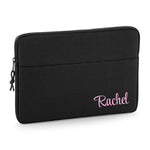 Load image into Gallery viewer, Personalised Name 13" or 15" Laptop Bag Script Text Corner Text