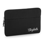 Load image into Gallery viewer, Personalised Name 13" or 15" Laptop Bag Script Text Corner Text