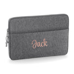 Load image into Gallery viewer, Personalised Name 13" or 15" Laptop Bag Script Text