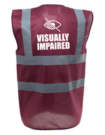Load image into Gallery viewer, Visually Impaired Enhanced Visibility Vest