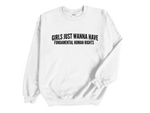 Load image into Gallery viewer, Girls Just Wanna Have Fundamental Human Rights Unisex Adult Sweatshirt D2