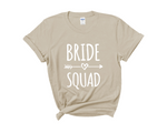 Load image into Gallery viewer, Bride Squad Bride Hen Party T-shirts (Sand)