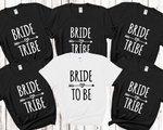 Load image into Gallery viewer, Bride Tribe Bride Hen Party T-shirts (Black)