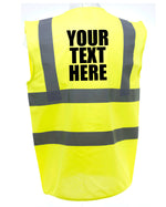 Load image into Gallery viewer, Custom Text Personalised Enhanced Visibility Vest