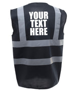 Load image into Gallery viewer, Custom Text Personalised Enhanced Visibility Vest
