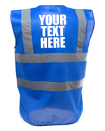 Load image into Gallery viewer, Custom Text Personalised Enhanced Visibility Vest