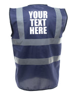 Load image into Gallery viewer, Custom Text Personalised Enhanced Visibility Vest