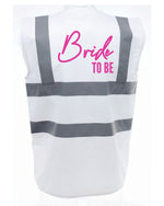 Load image into Gallery viewer, Hen Party Bride To Be Bride Tribe Pink Hi Viz Vest