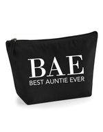 Load image into Gallery viewer, BAE Best Auntie Ever Cosmetic Make Up Storage Bag