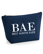 Load image into Gallery viewer, BAE Best Auntie Ever Cosmetic Make Up Storage Bag