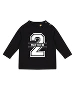 Load image into Gallery viewer, 2nd Birthday LONG SLEEVE Personalised Kids T-Shirt - Red Leader Clothing