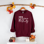 Load image into Gallery viewer, I Run On Coffee And Anxiety Adult Unisex Crew Neck Sweatshirt