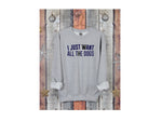 Load image into Gallery viewer, I Just Want All The Dogs Unisex Crew Neck Sweatshirt