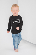 Load image into Gallery viewer, Two 2nd Birthday LONG SLEEVE Kids T-Shirt DES2