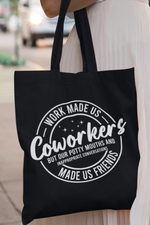 Load image into Gallery viewer, Coworker Funny Cotton Tote Bag